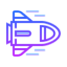 icono-de-cohete-con-degradado-morado-y-azul