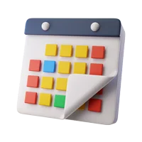 calendario-ilustración-3d
