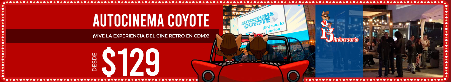 Autocinema Coyote banner