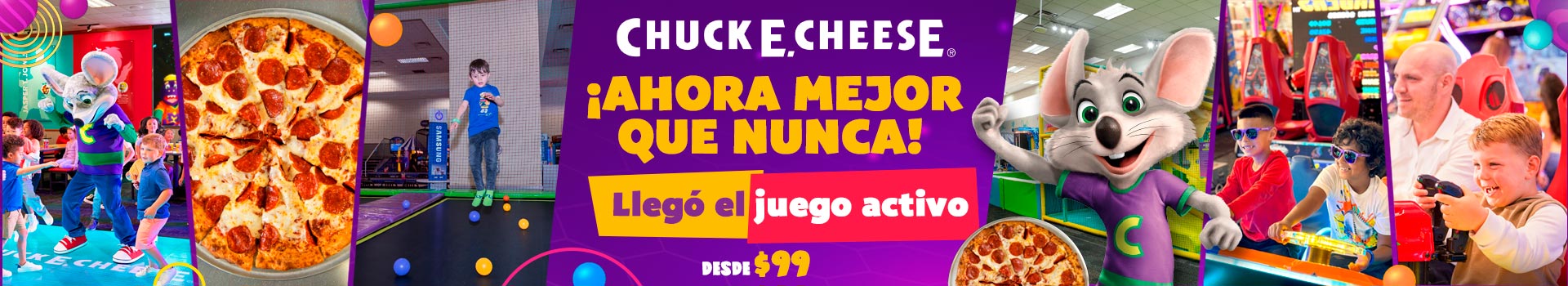 Chuck E. Cheese banner