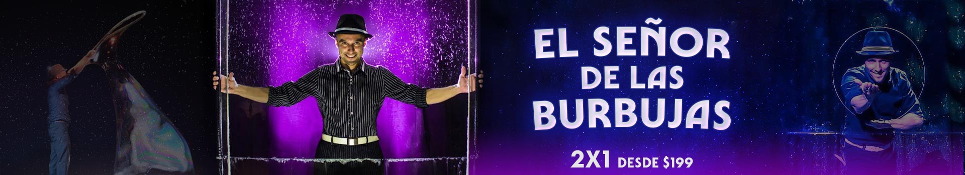 El señor de las burbujas banner