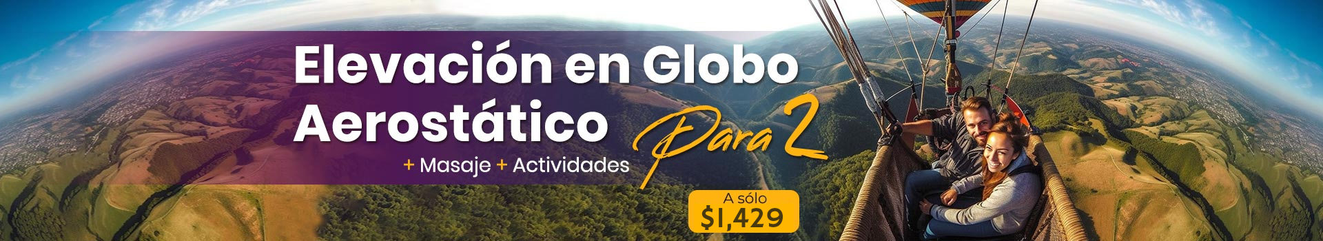 Elevación en Globo banner