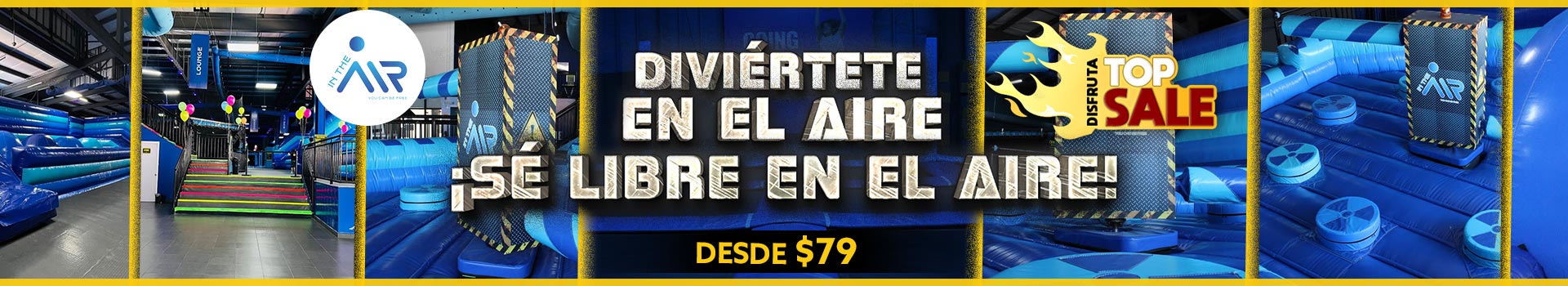 In the air banner