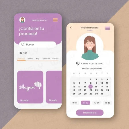 Diseño de aplicación de identidad corporativa Mayari